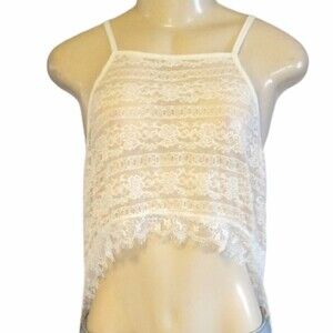 White Lace Top  L